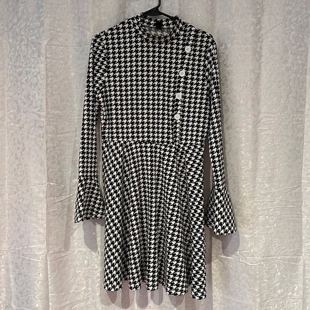 Black and white office dress